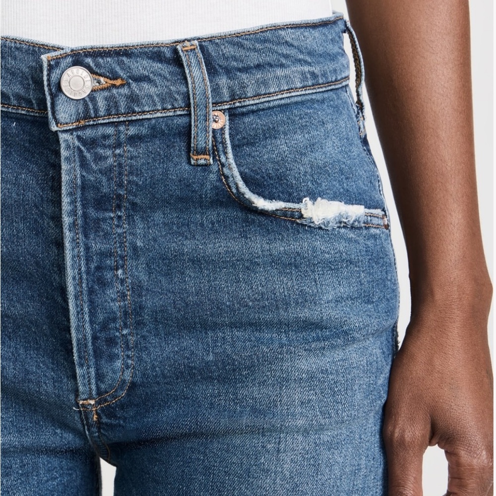 Agolde Riley Long High Rise Straight Jeans - Picture 8 of 8